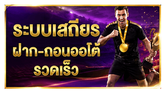 ระบบเสถียร ฝากถอนออโต้