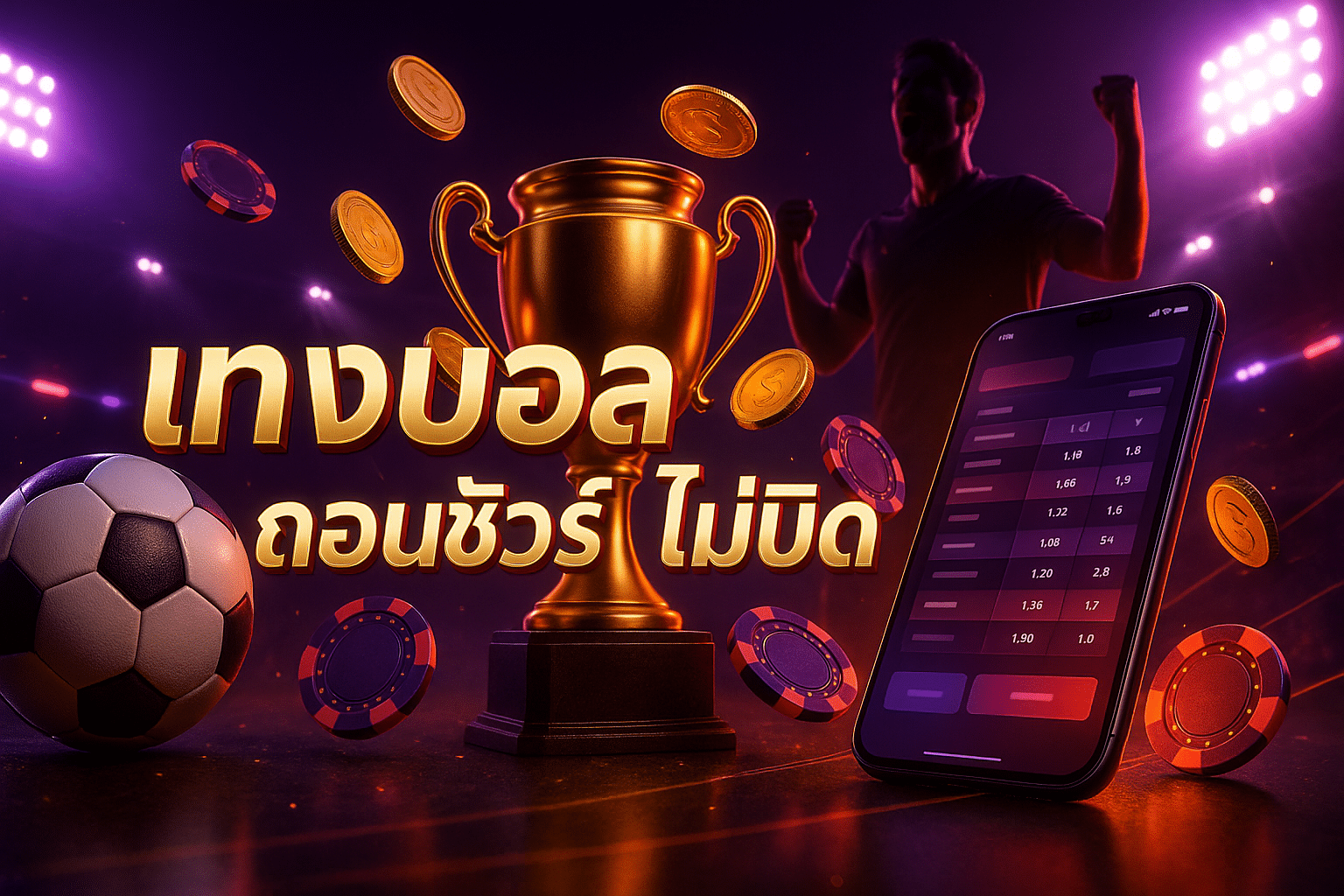 แทงบอล ถอนชัวร์ ไม่บิด